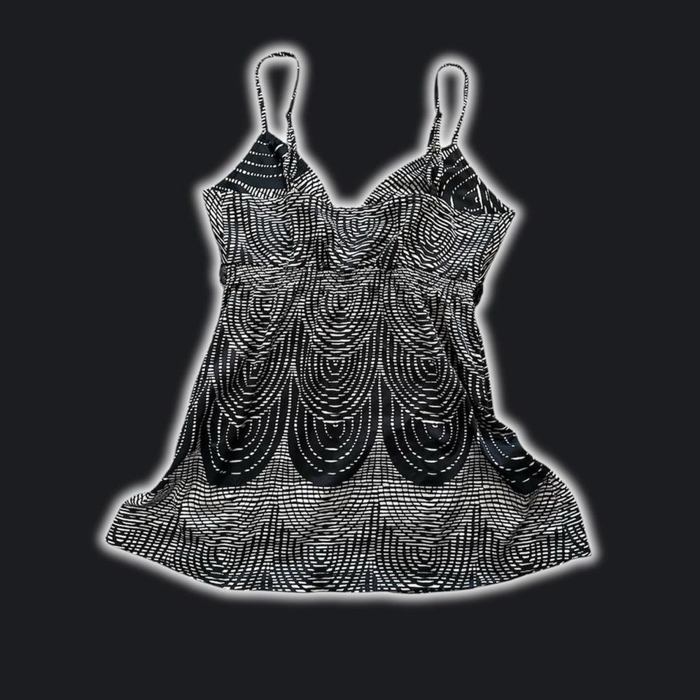 Black and White Patterned Top / Dress